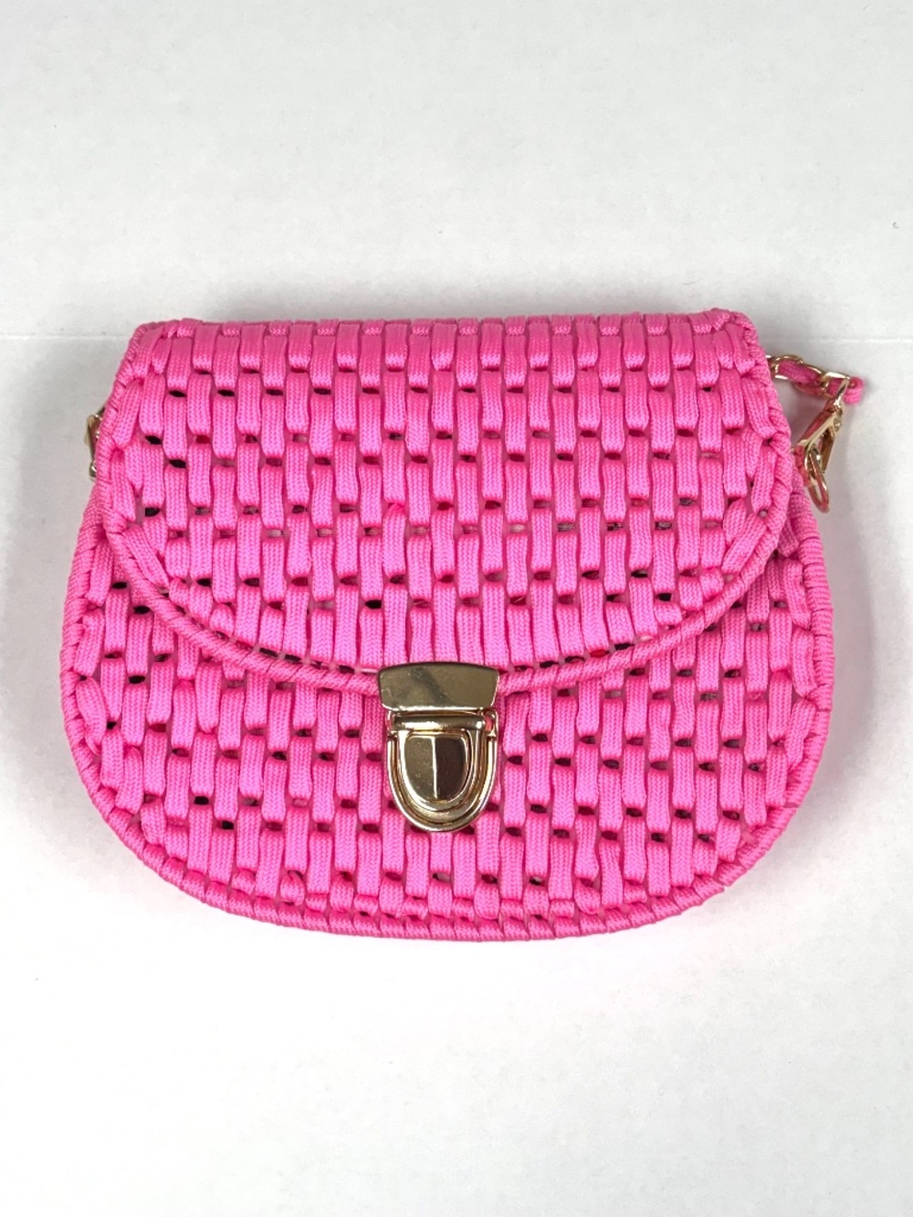 New Hand Woven Pink Purse/Bag - Picture 2 of 6